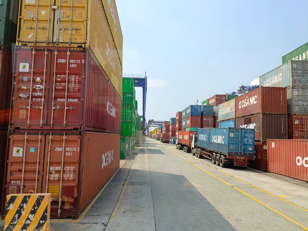 Container terminal, Manila South Harbor.